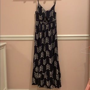 Aerie long dress with cutout